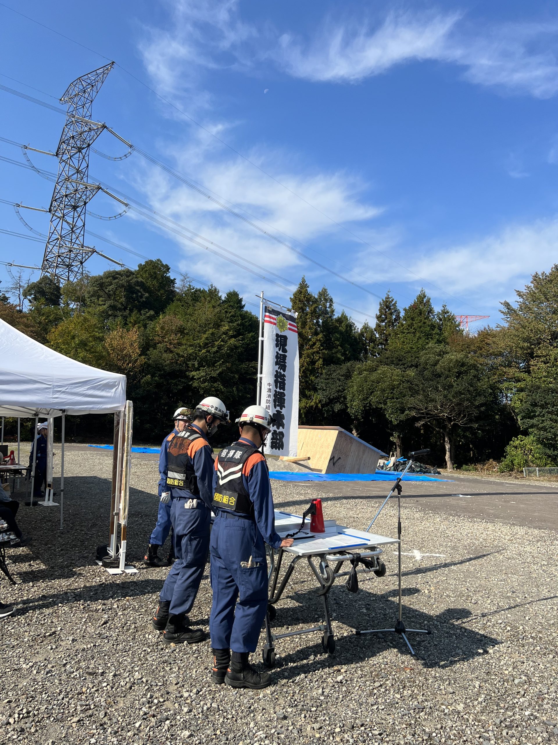 美濃市防災連携訓練に参加（11月5日）